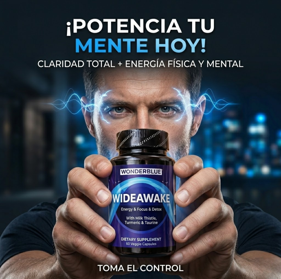 WIDEAWAKE  Activa Tu Energía, Mejora Tu Enfoque y Rinde al Máximo Sin Sentirte Agotado